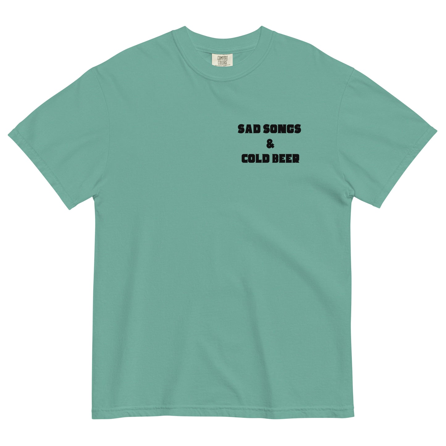 Josh Adrian Music - Cold Beer and Sad Songs Comfort Colors t-shirt